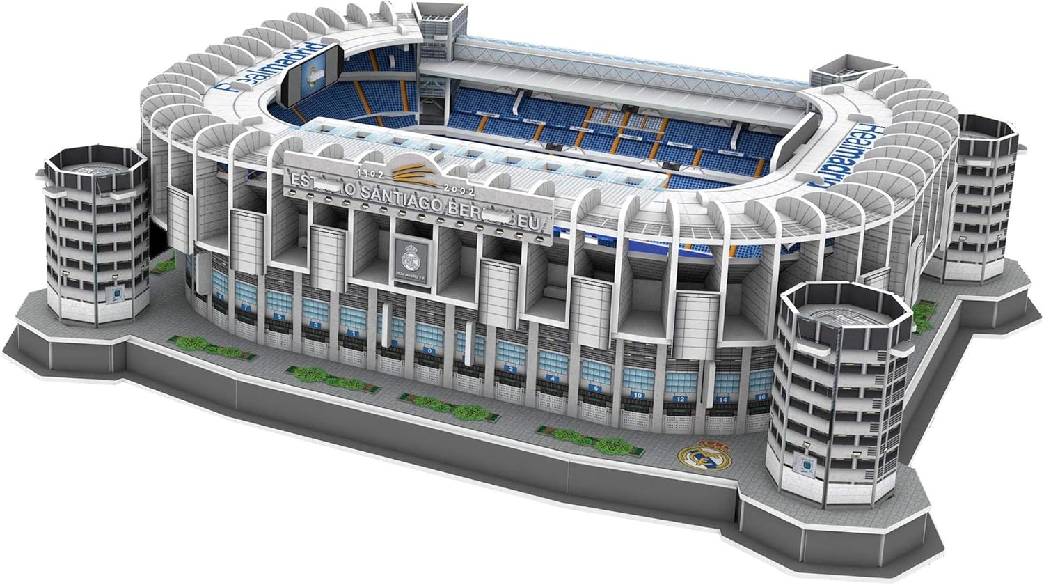 Close Up Nanostad Santiago Bernabéu Stadion 3D Puzzle Real Madrid (30cm