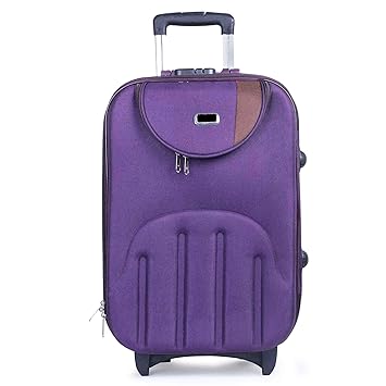 STALIN Travel 50 Liter Purple Color 24 Inch Polyester Suitcase Trolley