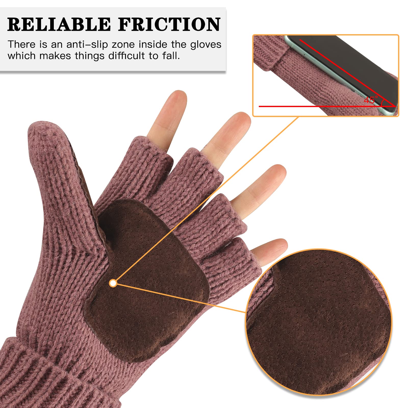 Knitted Fingerless Gloves