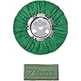 Zephyr Products AWG58-8WB Green 8" Hall Airway Buffing Wheel with 1 LB Green Bar Medium/Lite Cut, 1 Pack