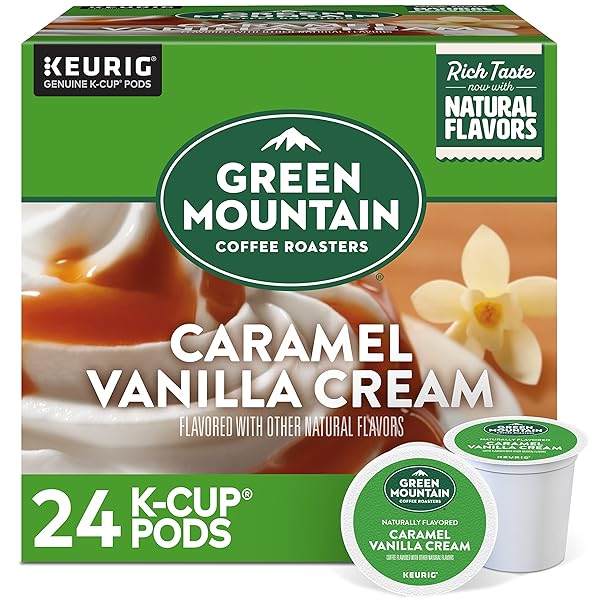 GREEN MOUNTAIN COFFEE ROASTERS CARAMEL VANILLA CREAM, SINGLE-SERVE...