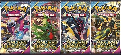 Pokemon Trading Card Game Xy Ancient Origin Sealed Booster Pack X 4
