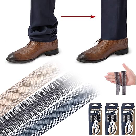 Pants Edge Shorten, 3.9 Yards SelfAdhesive Hem Tape, IronOn Hemming Tape with 3 Colors, for