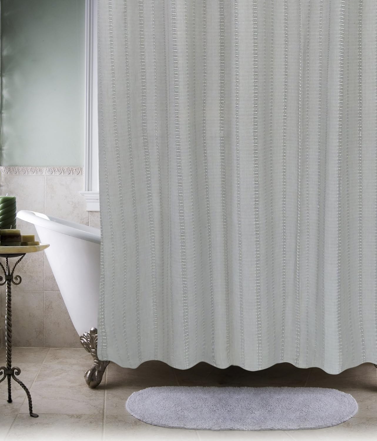 Amazon Com Park B Smith Eyelet Chain Shower Curtain 72 X 72