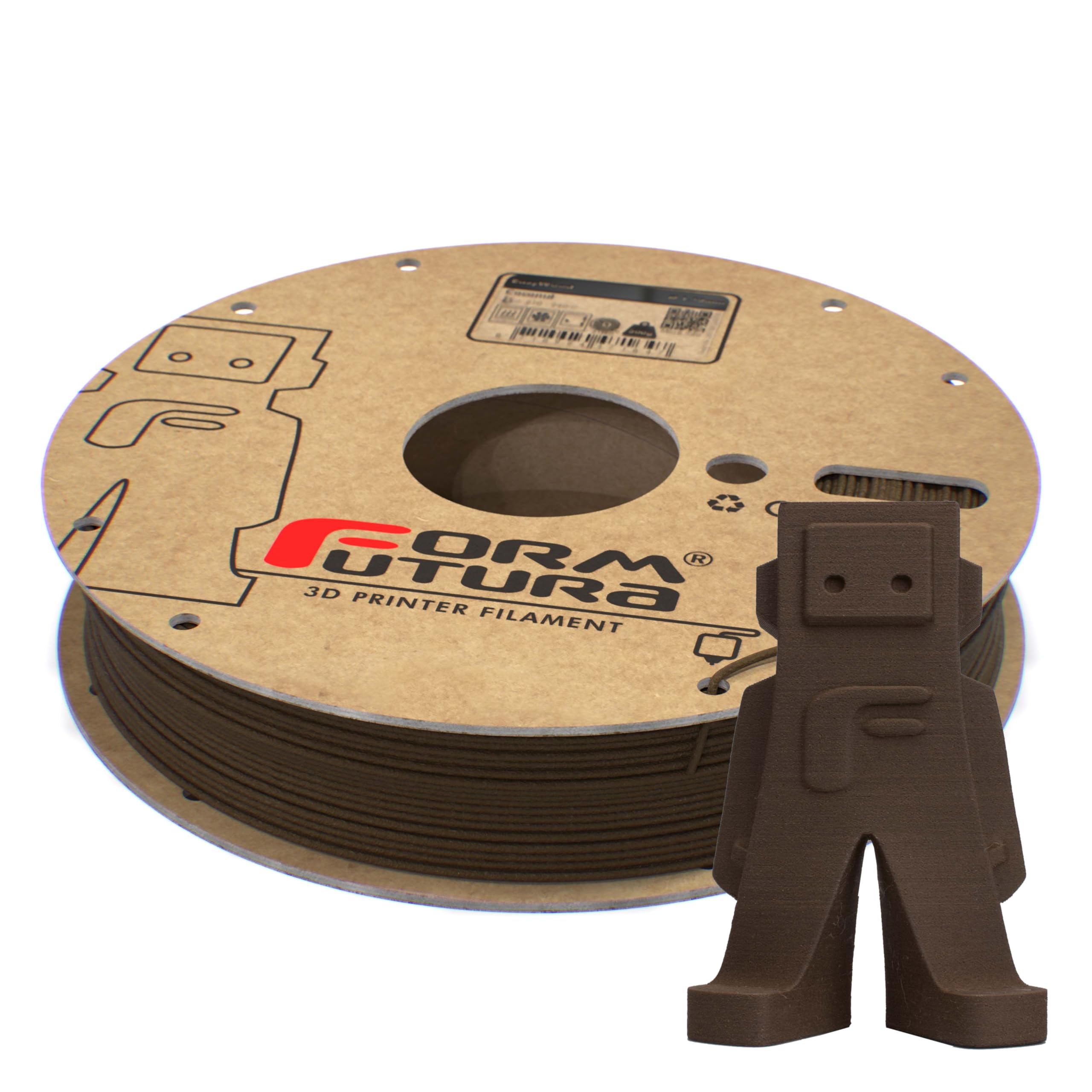 Formfutura 1.75mm EasyWood - Coconut - 3D Printer Filament