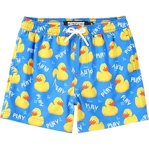 CoozySphere Little Boys Swim Trunks Quick Dry Beach Swimwear Age 4