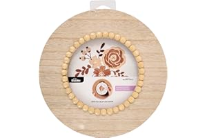 Bucilla, Embroidery Hoop Beaded Circle Frame, Fits 6" Embroidery Hoop