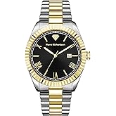 PIERRE RICHARDSON PR9821 Men’s Silver Watch – 41mm Stainless Steel, Japanese Quartz, 5ATM Water Resistant, Sapphire Crystal Glass