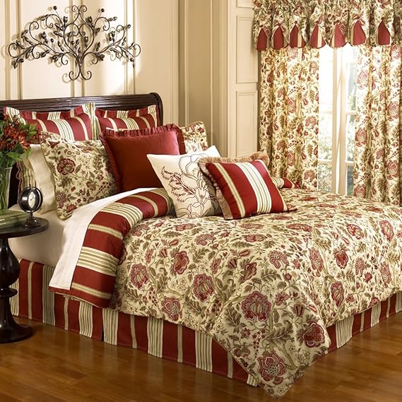 Waverly Imperial Dress Brick King Comforter Set Home & Kitchen