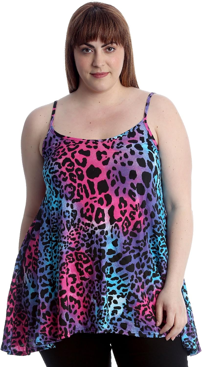 womens plus size neon tops