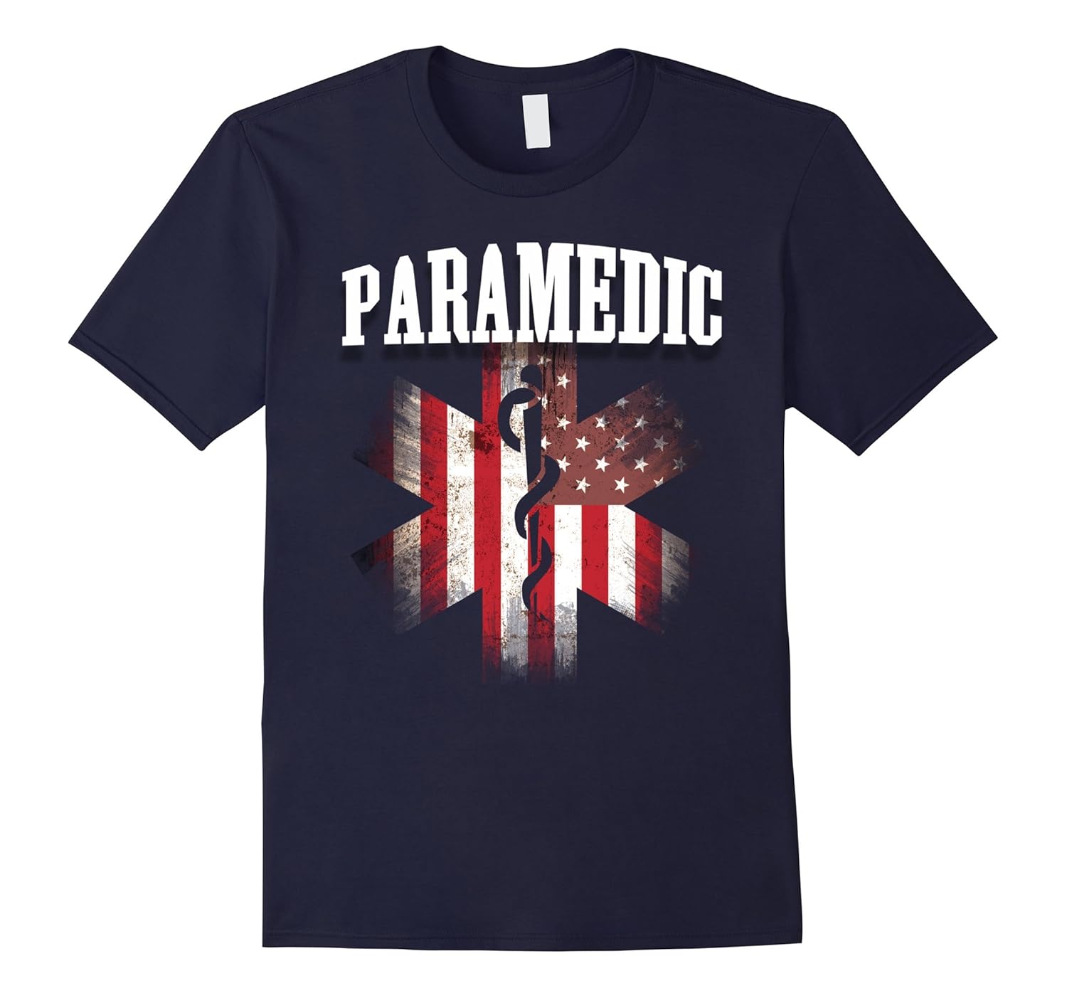 EMT EMS Shirt Paramedic shirt USA American Flag Tee shirt-ANZ