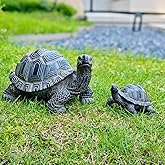 Brilliant Prospect 2 Pcs Turtle Outdoor Statue Tortoise Garden Figurine Outdoor Decor Sculpture Ornament, Resin Decorations Patio Lawn Yard Housewarming Mom Gifts