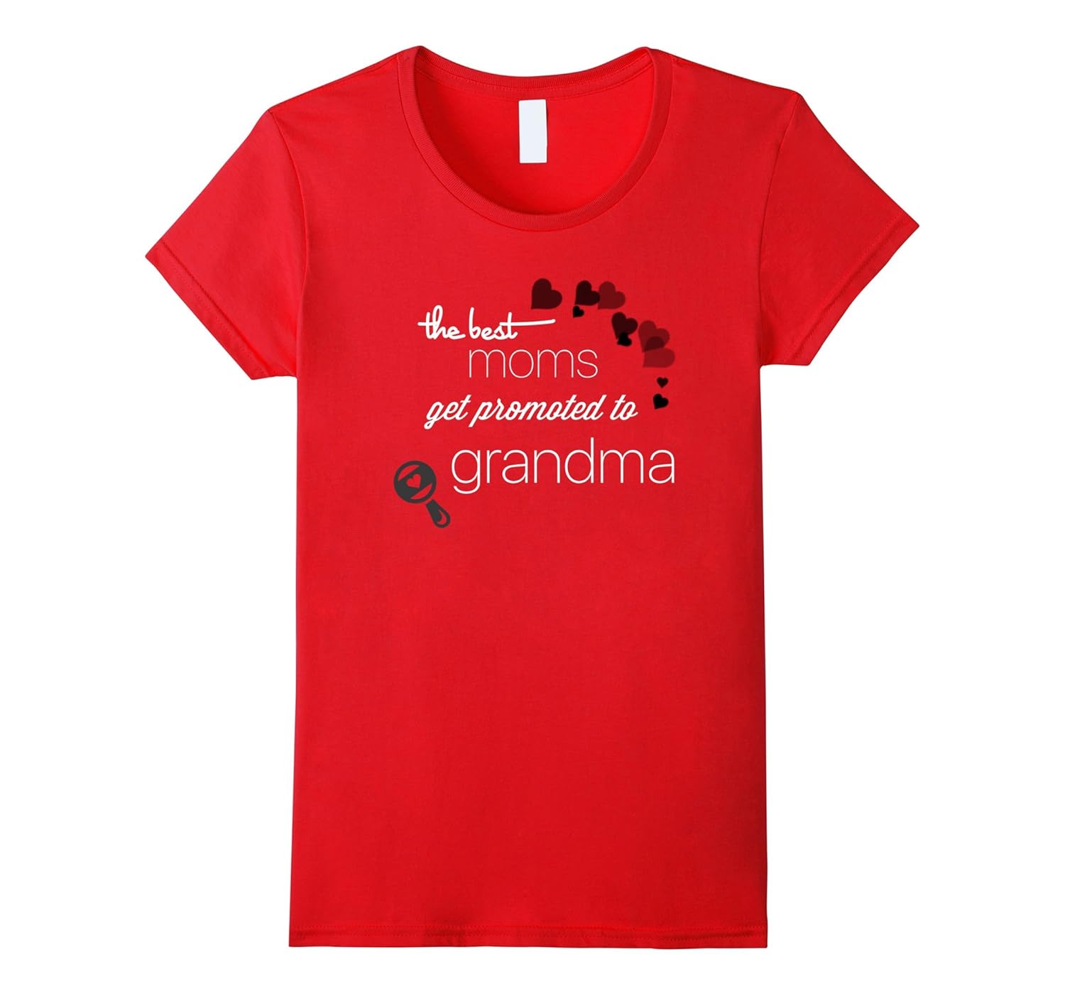Womens the best moms get promoted to grandma baby shower tshirt4lvs Womens the best moms get promoted to grandma baby shower tshirt4lvs