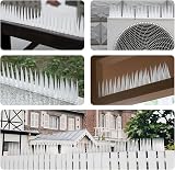 OFFO Bird Spikes High 10cm Anti Pigeon Deterrent 1.2m Frosted Clear view 8