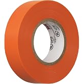 Morris 60070 Orange Vinyl Plastic Electrical Tape, 7 mil, PVC, 66' Length, 3/4" Width, 1-Pack