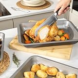 Salter Essentials 6-Piece Non-Stick Baking & Roasting Tray Set UK Made view 6