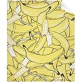 Banana Blanket Gift Soft Flannel Art Print Design Sofa Bed Practical Portable Adults Children Universal XS 30 * 40 in for Leg/Pet