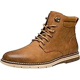 VOSTEY Boots for Men Casual Dress Shoes Fashion Waterproof Men's Motorcycle Boots