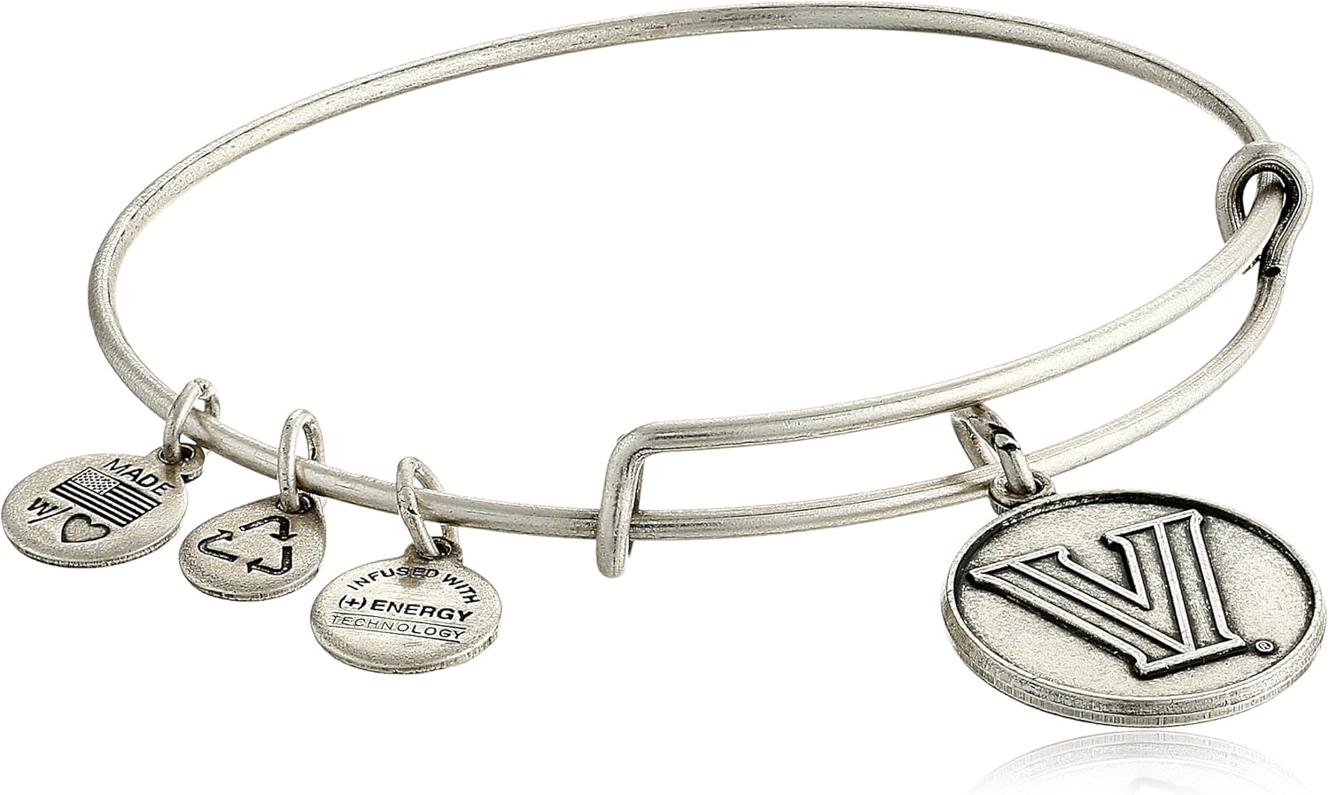 Alex and Ani Villanova University Logo Expandable Bangle Bracelet