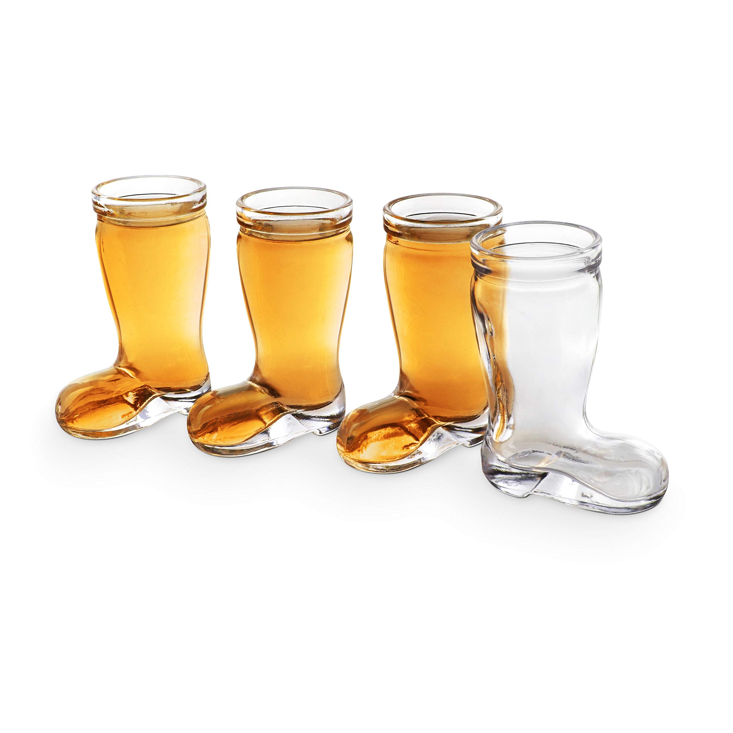 Final Touch GG5004 Das Boot Set Of 4 SHOT GLASSES Novelty In Gift Box
