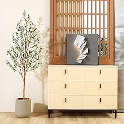 SOGUYI Artificial Olive Tree, 6FT Tall Faux Silk