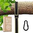 Tree Swing Strap Hanging Kit – 10ft Strap, Holds 2800 lbs (SGS Certified), Fast & Easy Way to Hang Any Swing
