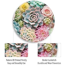 Gctriki Succulents Mouse Pad, Cute Small Mouse Pads