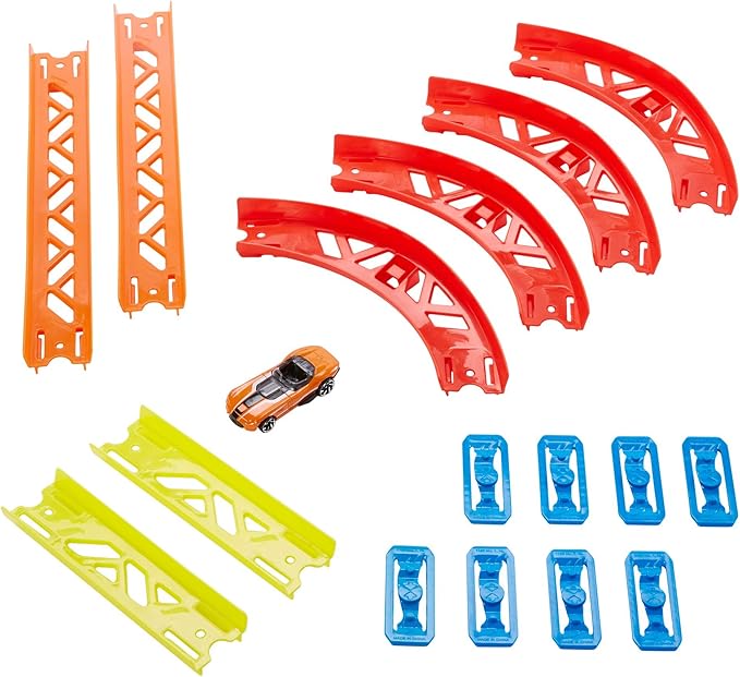 hot wheels blm20 track builder essentials curve pack