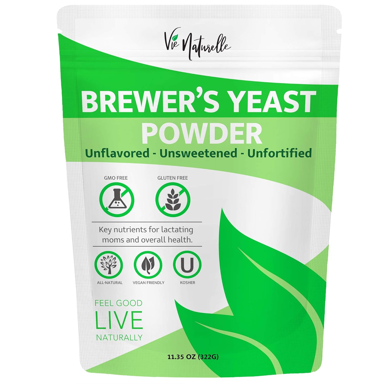 Brewers Yeast Powder - Natural Nutritional Yeast Powder & Active Yeast - Lactation Support & Lactation Supplement for Increased Breast Milk - Yeast for Bread & Yeast for Baking Lactation Cookies