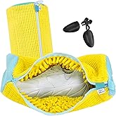 Milenova Shoe Washing Machine Bag – Laundry Shoe Bag for Washer and Dryer, Sneaker Washing Machine Bag, Shoe Dryer Bag, Shoe Cleaning Bag, Shoe Laundry Bag for Sneakers and Delicate Shoes (YELLOW)