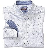 Johnston and Murphy Mens Printed Cotton Shirt