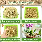 Riare 300g Natural Sphagnum Moss for Plants 12L Long-Fibered Orchid Moss view 6