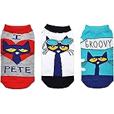 Pete the Cat Socks Gifts (Youth) (3 Pair) - Costume Lowcut Socks - Fits Shoe Size: 9-3 (Kids)