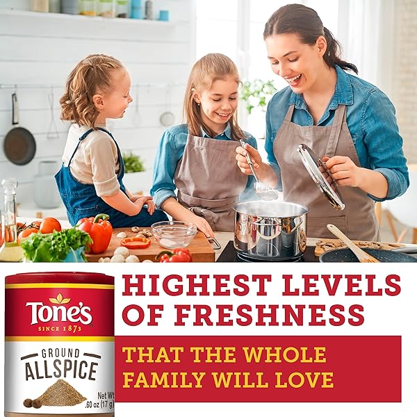 TONE’S GROUND ALLSPICE, 0.60 OUNCE