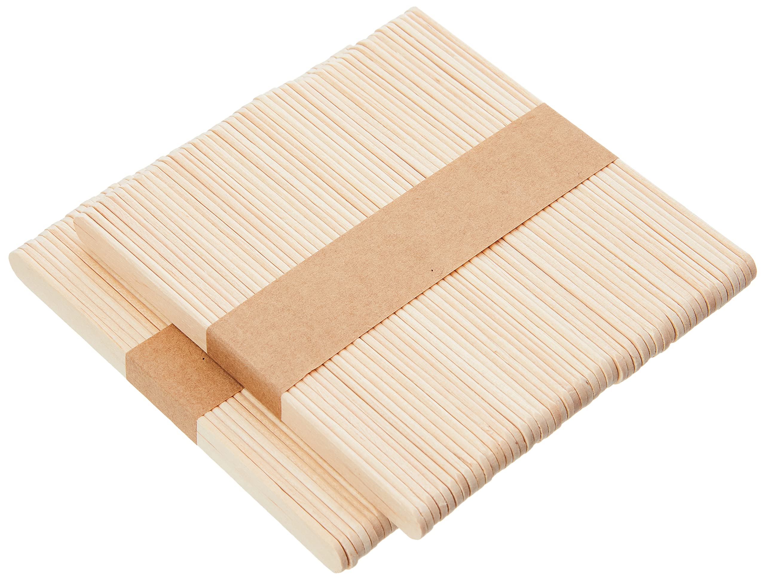 2 x 50 Lollipop Craft Sticks (Natural or Colored) (Natural) by ark Craft