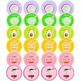 SpaLife Beauty Fruit Facial Sheet Masks 24 Pack &ndash; Face Masks Skincare Set &ndash; Hydrating Face Masks &ndash; 6 Natural Fruit Extract Formulas &ndash; Orange, Grapefruit, Coconut, Cherry, Avocado, Cucumber