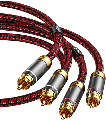 RCA Cable Sundown Audio 20ft 2-Channel - 100% OFC Copper Twisted Pair For Amps Stereo L/R RCA Home Audio Amplifiers & Preamps 6 thumbnail image