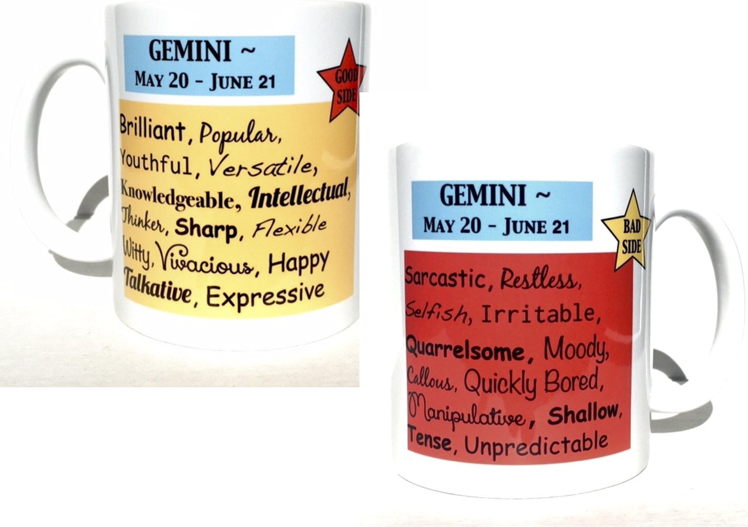 Gemini zodiac coffee mug - astrology - gemini mug - birthday gift - christmas gift