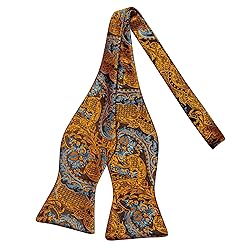 Hi-Tie Mens Suit Vest Bowtie Set Ties for Men V