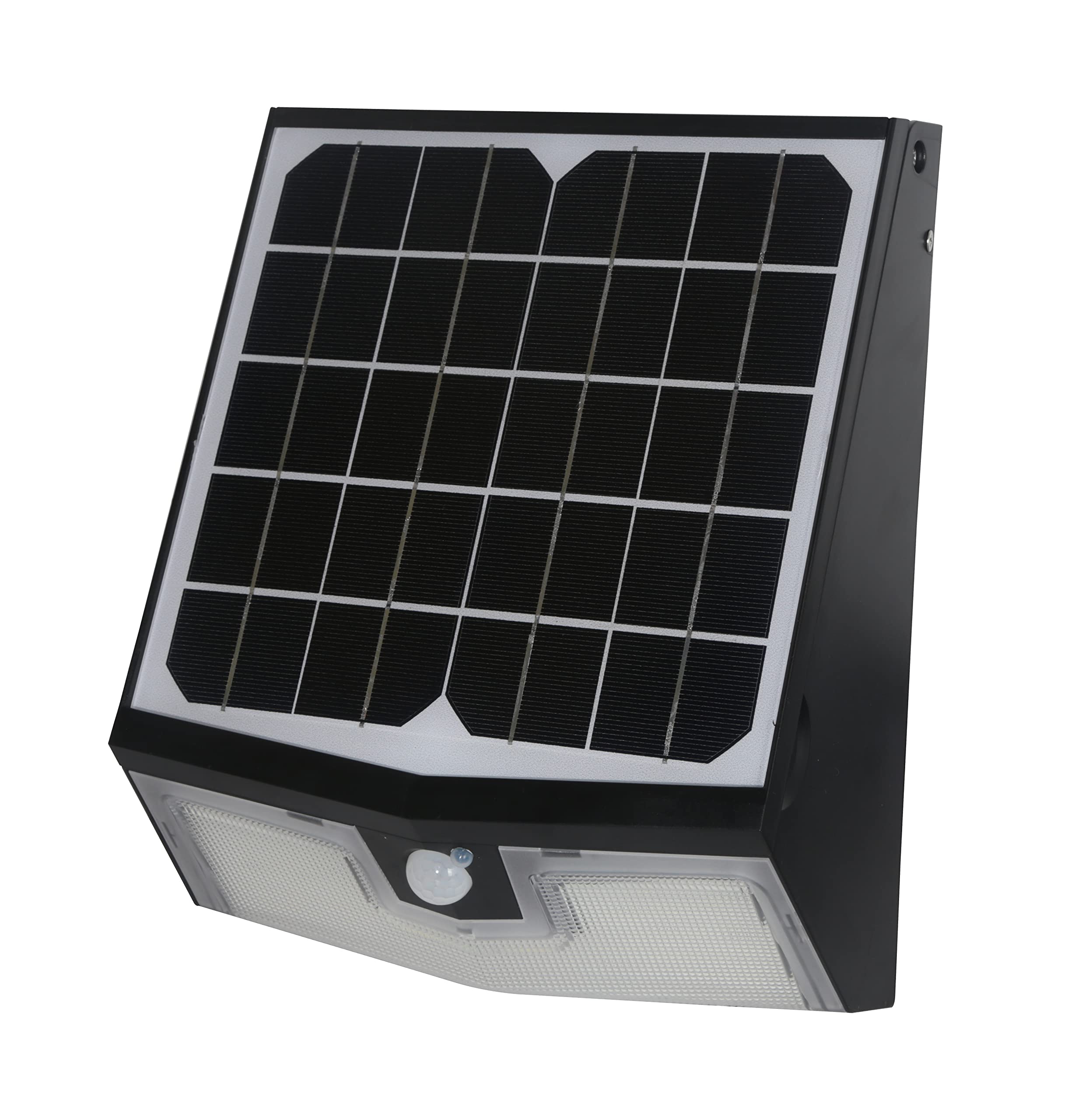 Voltman VOM069213 VOM69213 Solar Wall Light Eos Model 1500 Lm-4000 K-IP65 with Motion Detector Black