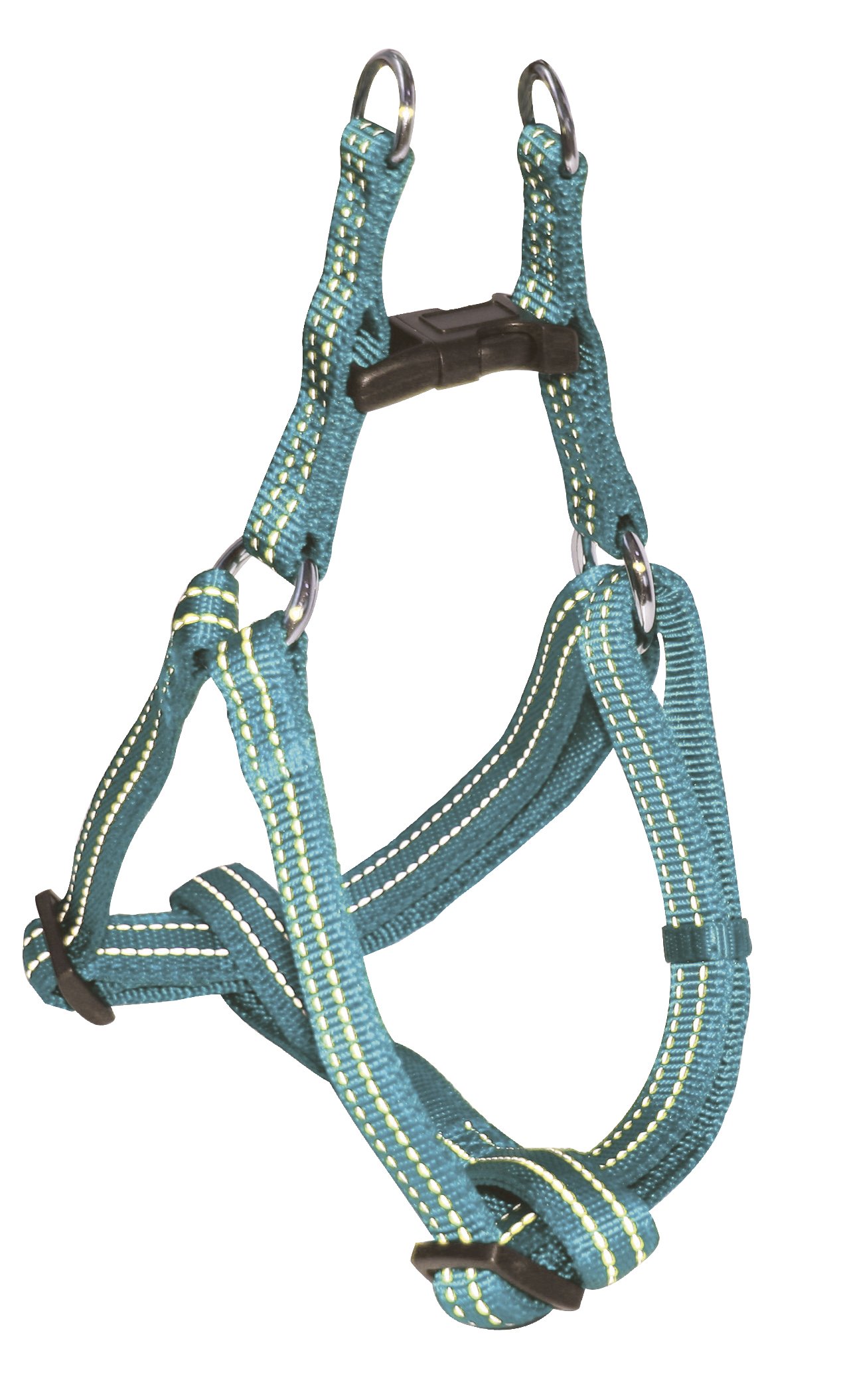 CROCI Nylon Soft Reflective Harness 25 x 650-800 mm, Light Blue