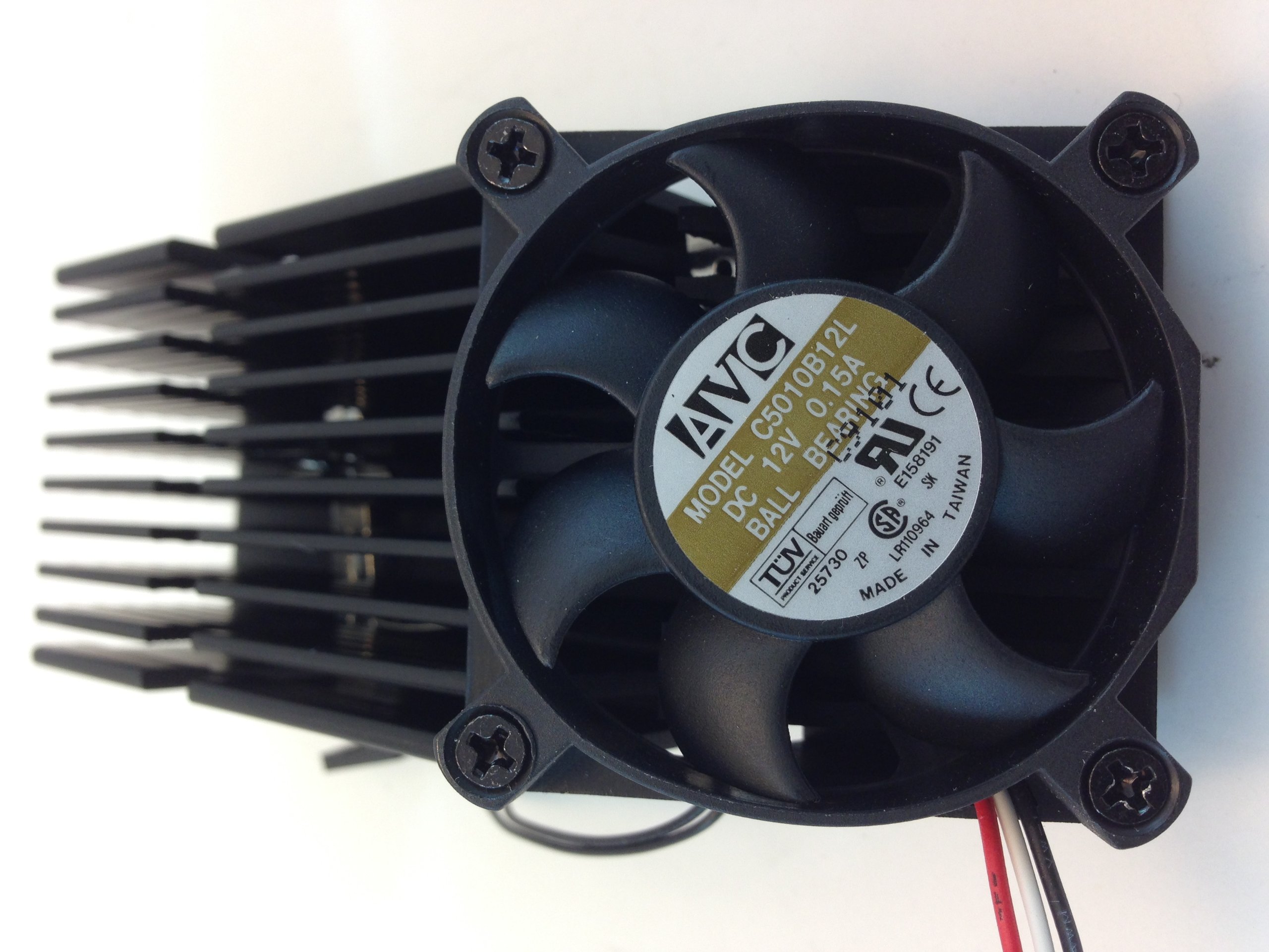 Buy AVC Cooling Fan W/HEATSINK, 50mm SQ 130mm X 40mm X 50mm Overall