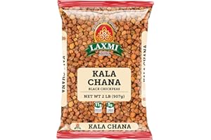 LAXMI BRAND Laxmi Kala Chana Black Chickpeas - Whole Chana, 2 Pound Bag