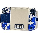 Chums Bandit Bi-Fold Wallet – Slim RFID Wallet for Men & Women, Reversible Card, ID & Money Holder (Blue Floral)