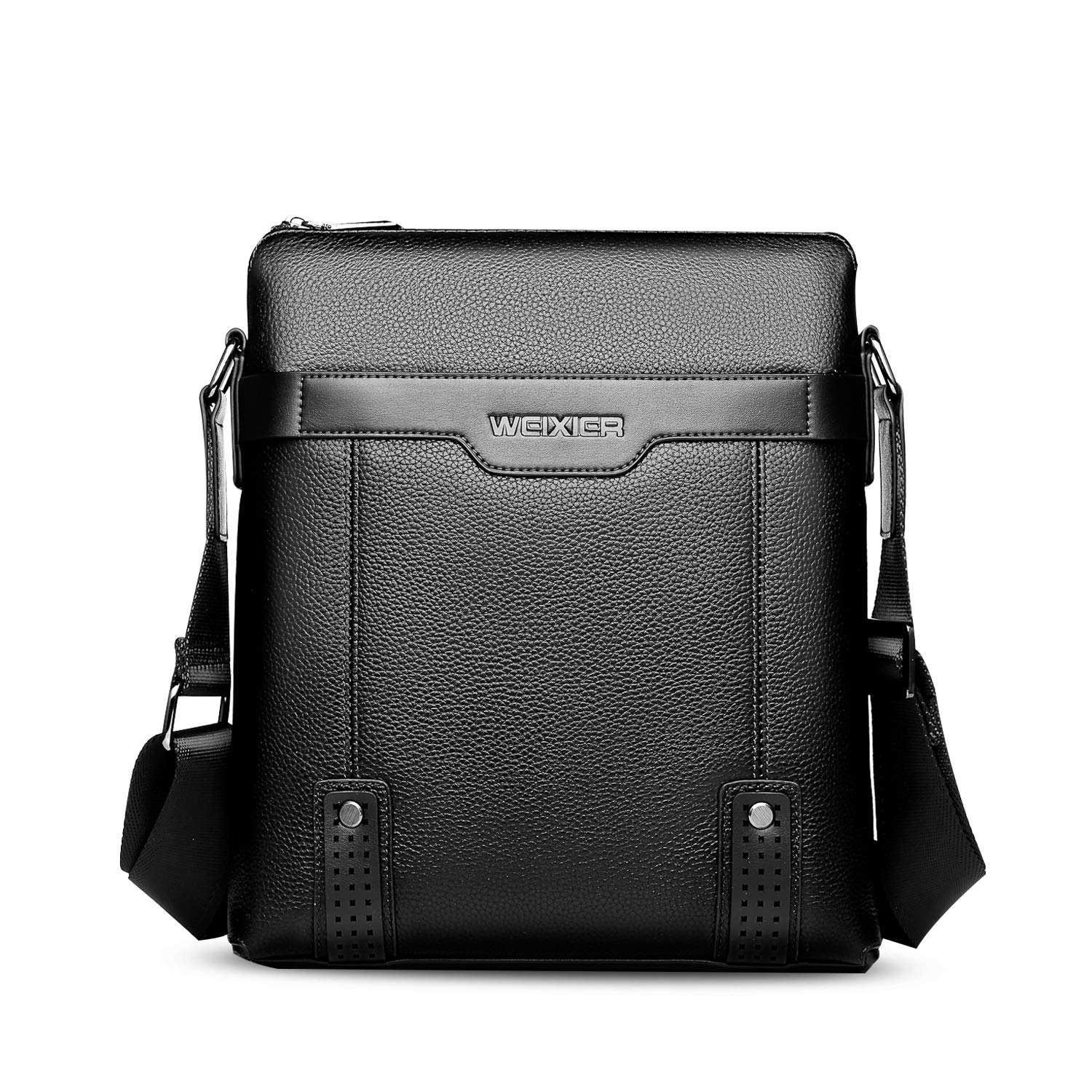 FANDARE Men's Shoulder Bag Messenger Crossbody Satchel Office Work Bag Fits Tablet 9.7 inch Tablets Waterproof Travel Bookbag Black