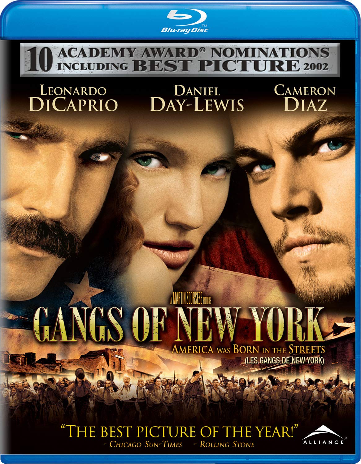 Amazon Com Gangs Of New York Blu Ray Roger Ashton Griffiths Jim Broadbent Peter Hugo Daly Daniel Day Lewis Leonardo Dicaprio Jr Lawrence Gilliard Brendan Gleeson Alec Mccowen Liam Neeson John C Reilly David Hemmings Henry Thomas