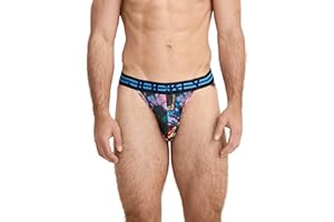 Jockey Sport Men's Underwear Sport Stability Pouch Microfiber String Bikini