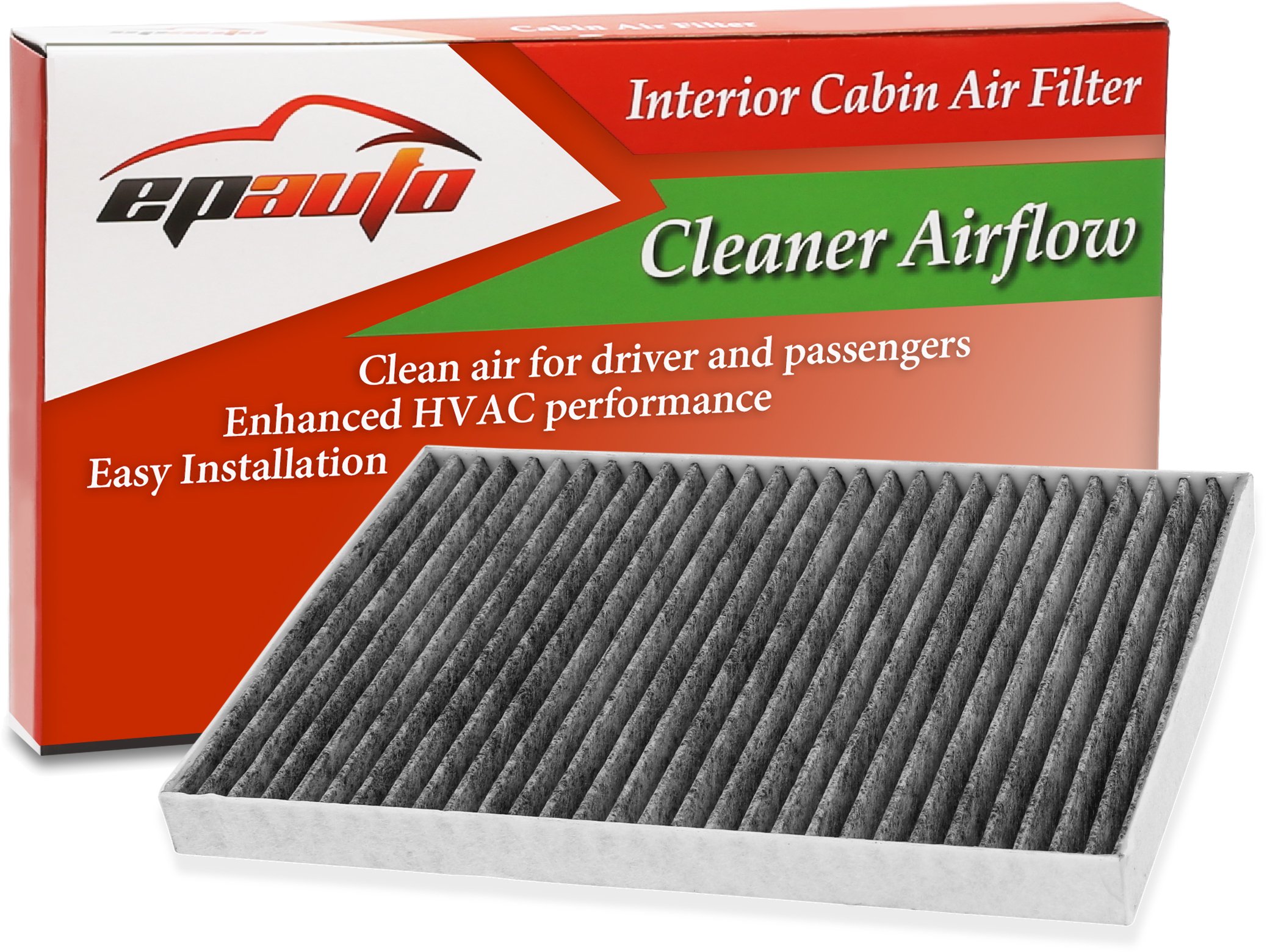 EPAuto CP179 (CF179C) Replacement for Toyota/GMC/Buick/Saturn Premium Cabin Air Filter includes Activated Carbon