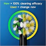 Oral-B CrossAction Electric Toothbrush Head Pack of 10 with CleanMaximiser Black view 5