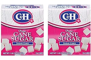 C&H Pure Sugar Cane Cubes, 16 oz (Pack of 2)